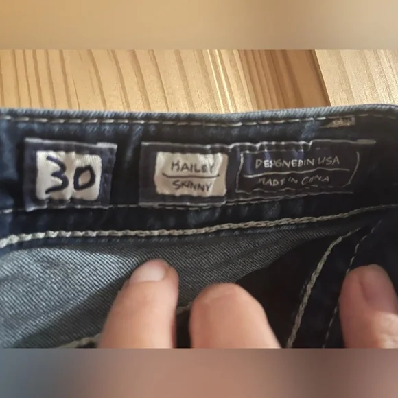 Miss Me Jeans Hailey Skinny Size 30 - Picture 7 of 8